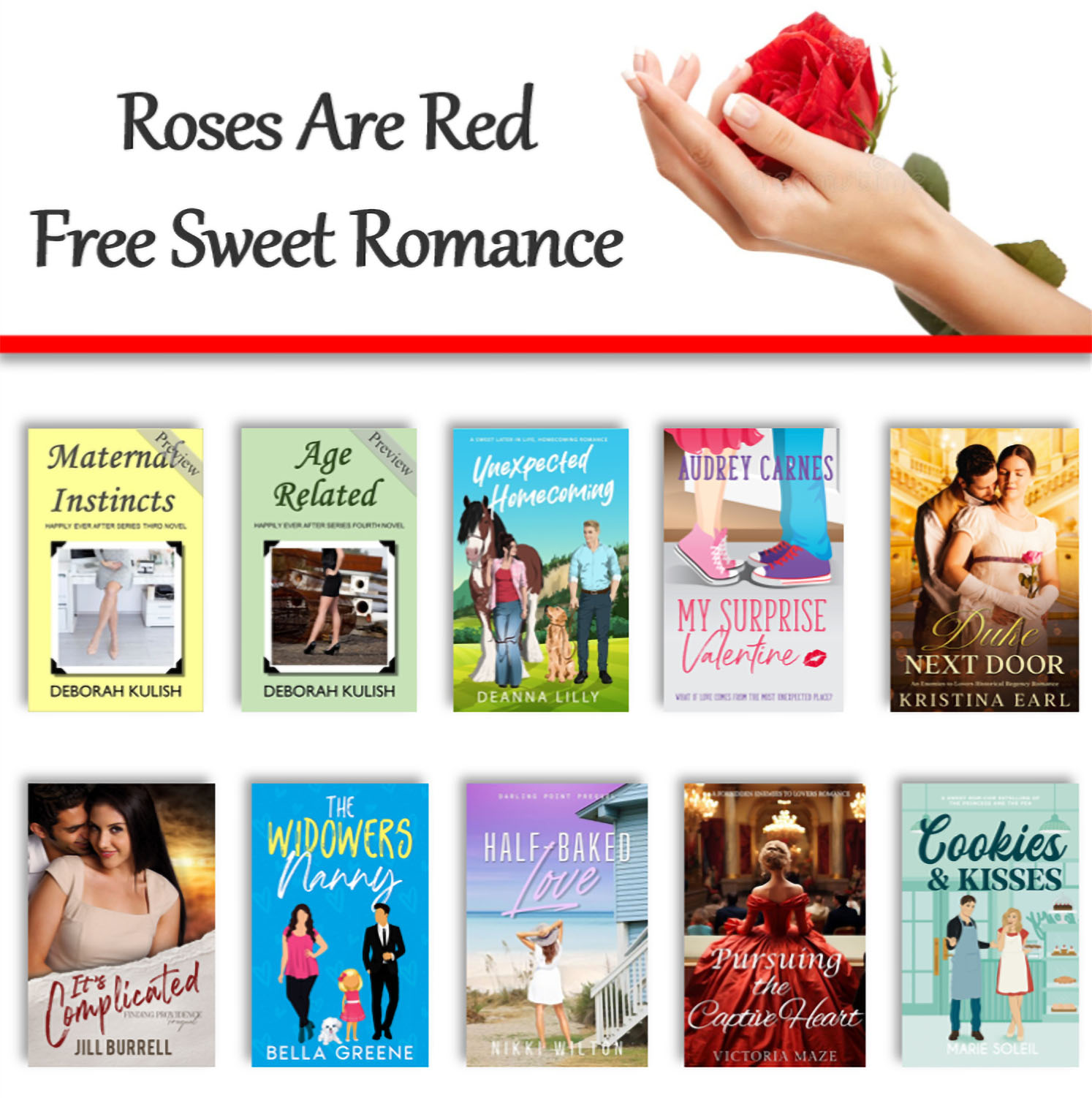 Roses Are Red: FREE Sweet Romance Book Giveaway