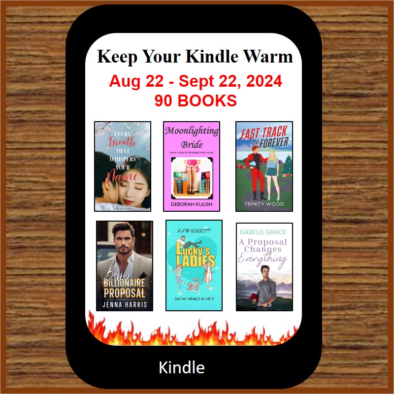 KEEP YOUR KINDLE WARM BOOK SALE