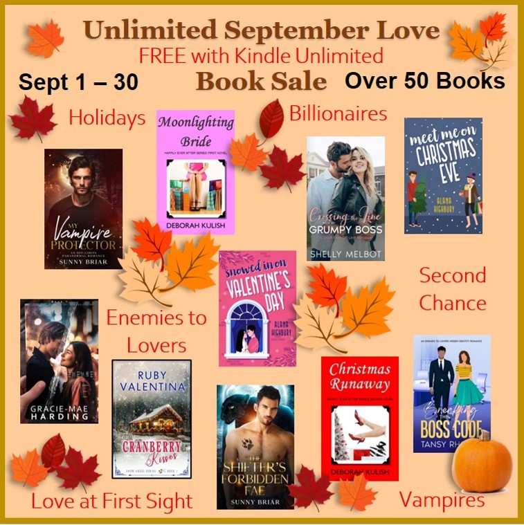 UNLIMITED SEPTEMBER LOVE BOOK PROMOTION